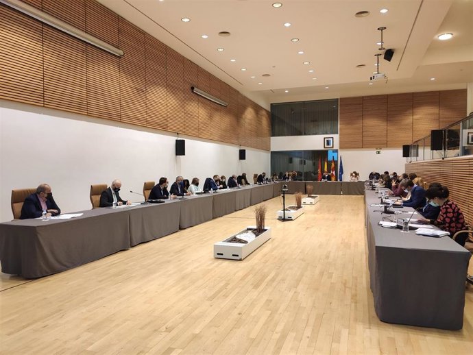 Sesión extraordinaria del pleno municipal este viernes en Salamanca.