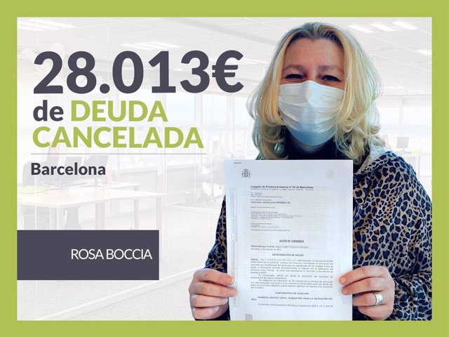 Rosa Boccia, exonerada con Repara Tu Deuda