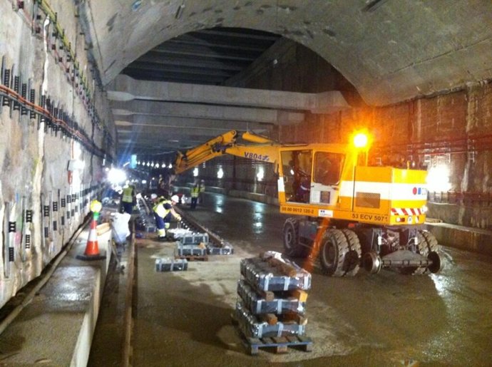 Archivo - Arxiu - Estació de la Línia 9 del Metro de Barcelona