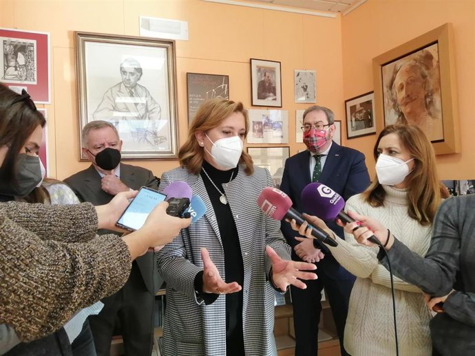 La consejera de Educación, Rosa Ana Rodríguez, en Guadalajara.