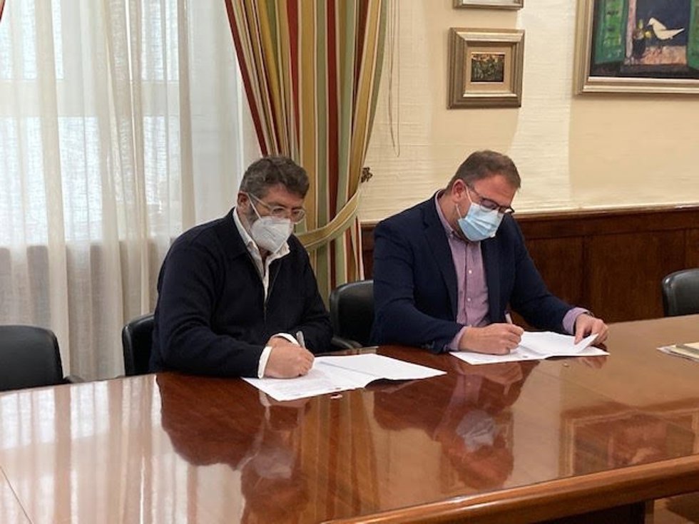 Firma convenio ciudades patrimonio y Festival Teatro de Mérida
