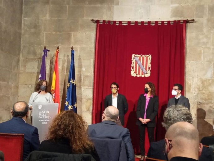 Presentación en el Consolat de Mar de los primeros proyectos a financiar con fondos europeos para modernizar el turismo.