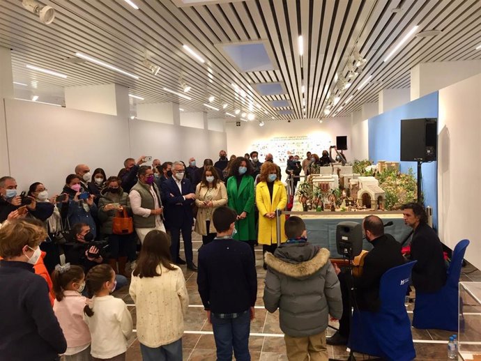 Inauguración del Belén de la Diputación de Huelva en la Casa de la Provincia