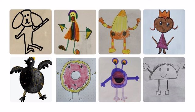 Dibujos hechos por niños animados por la IA de Meta.