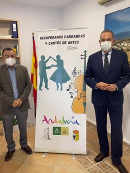 Manuel López Encinas y Vicente García Egea presentan el Encuentro de Cuadrillas de Lúcar