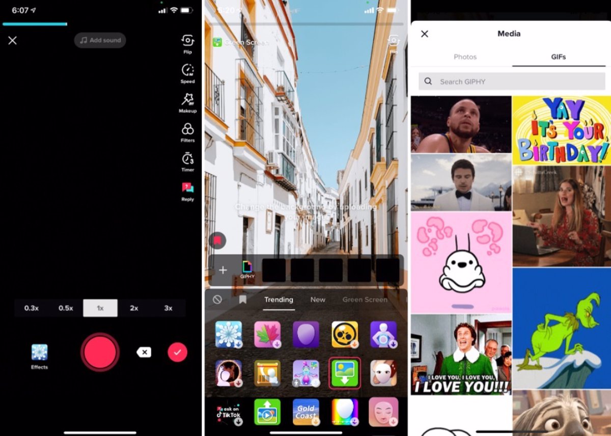 TikTok implements 1080p HD video uploading and expands green screen with gifs