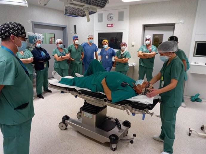 Formación en quirófano del Hospital San Cecilio de Granada