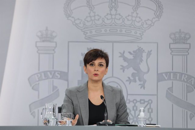 La ministra Portaveu, Isabel Rodríguez, compareix després de la reunió del Consell de Ministres extraordinari
