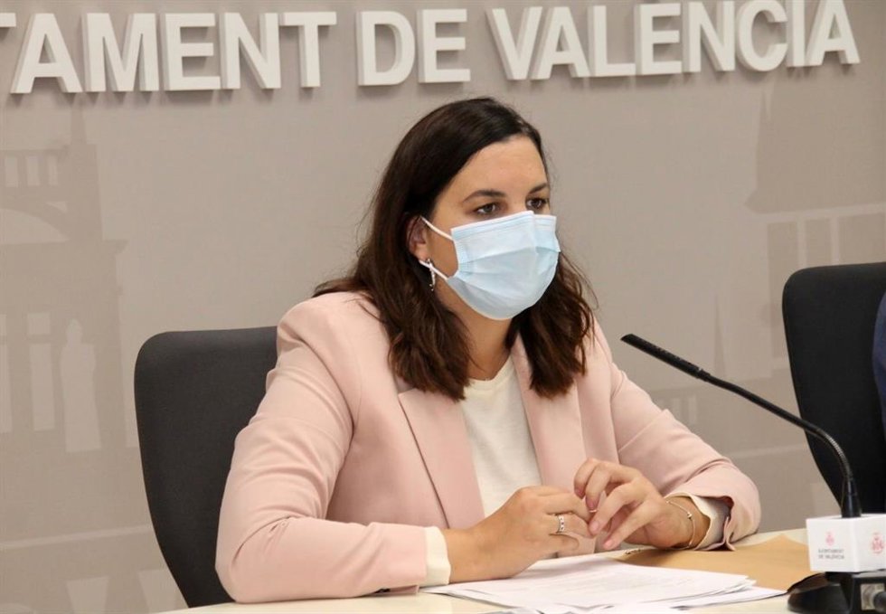 Archivo - La vicealcaldesa de Valncia y portavoz socialista en su ayuntamiento, Sandra Gómez.