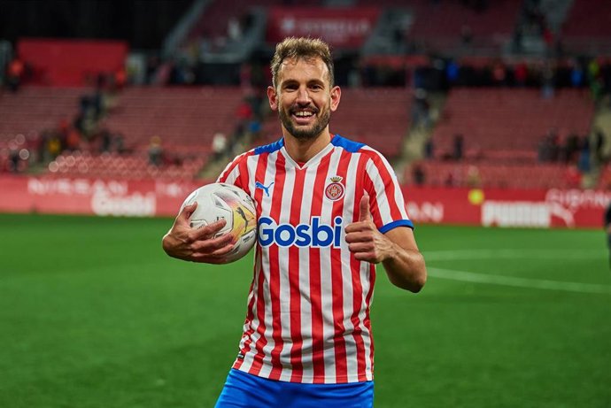 Cristian Stuani, autor de un triplete con el Girona frente al Alcorcón