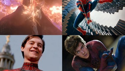 Spider-Man No Way Home: Andrew Garfield y Tobey Maguire, con Tom Holland y Benedict Cumberbatch en este genial fan-art