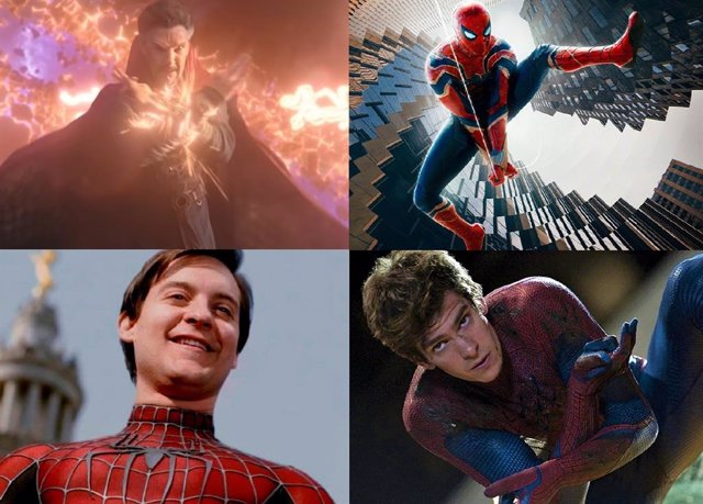 Spider-Man No Way Home: Andrew Garfield y Tobey Maguire, con Tom Holland y Benedict Cumberbatch en este genial fan-art