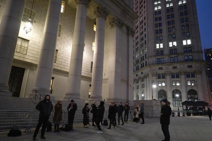 La corte federal estadounidense en la que se celebra el juicio contra Ghislaine Maxwell.