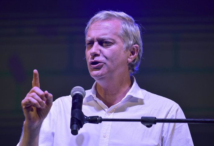 José Antonio Kast, candidato a la Presidencia de Chile, en un acto de cierre de campaña