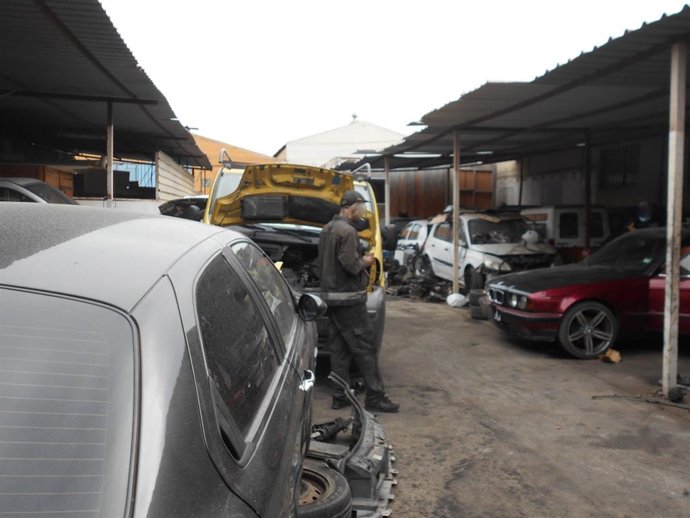 Uno de los talleres clandestinos sancionados