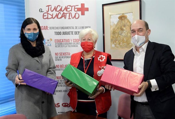 Convenio con Cruz Roja para la entrega de juguetes a niños de familias vulnerables.