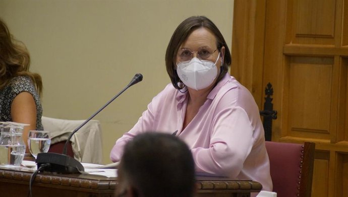 Archivo - La portavoz de Cs en el Ayuntamiento de Jaca, Matilde Campo