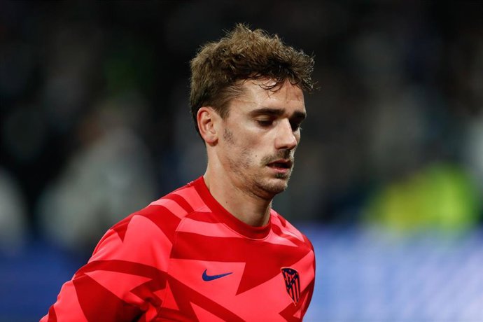 Antoine Griezmann durante el partido ante el Real Madrid de LaLiga Santander.