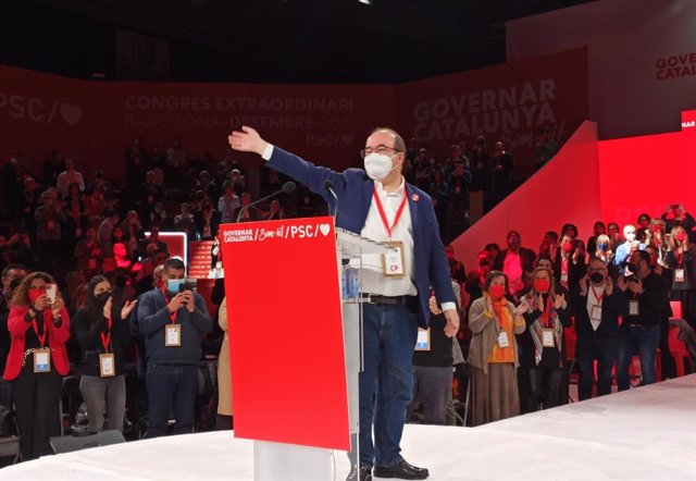 El minsitro Miquel Iceta en el Congreso Extraordinario del PSC en Barcelona.