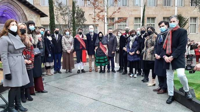 Inauguración del Belén de la plaza del Ayuntamiento