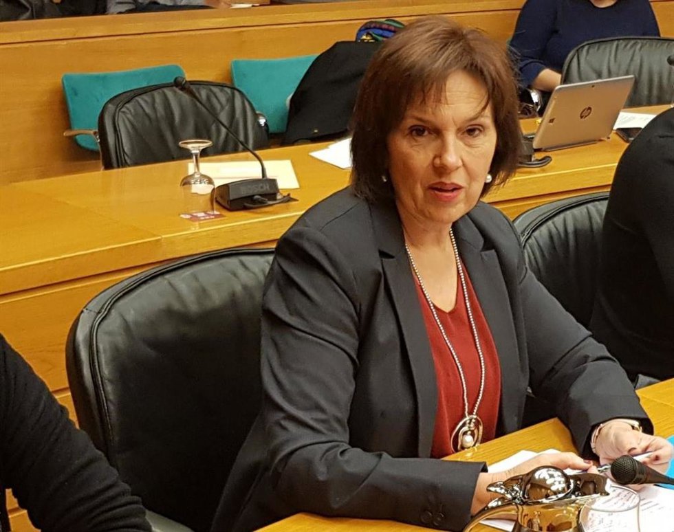 La portavoz de Sanidad del PSPV en Les Corts, Carmen Martínez