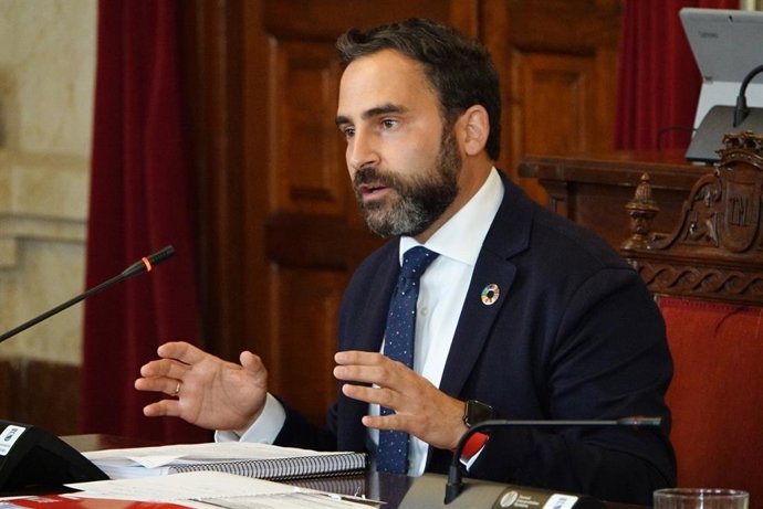 Daniel Pérez, secretario general del PSOE de Málaga, en una imagen de archivo