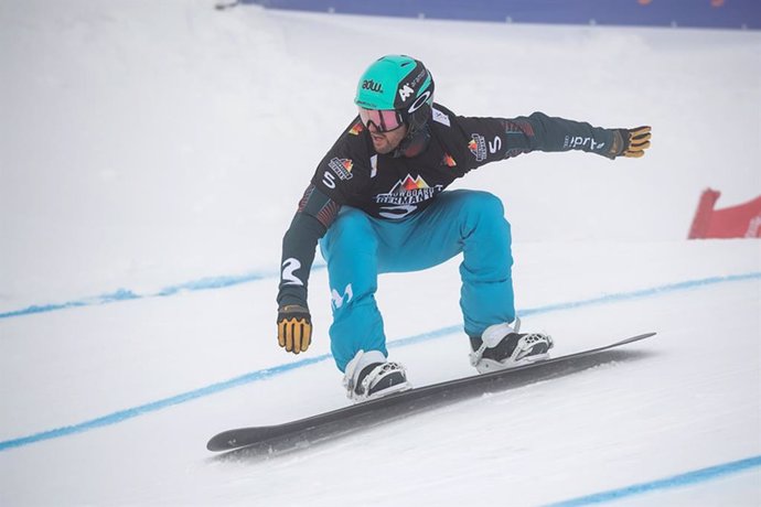 Archivo - Lucas Eguibar, en la Copa del Mundo de SBX en Feldberg.