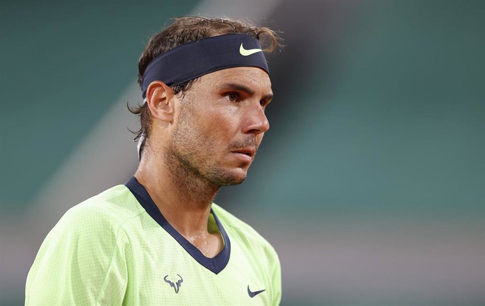Archivo - Rafael Nadal durante Roland-Garros 2021.