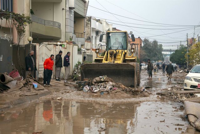 Inundacions en Erbil, en el Kurdistan iraquià