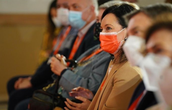 Rafi Crespín, durante el 15 Congreso Provincial del PSOE de Córdoba.