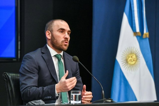 El Gobierno de Argentina anuncia que traslada a marzo el debate sobre el Presupuesto del FMI Archivo - Martín Guzmán, ministro de Economía de Argentina, Photo: -/Economy Ministry via telam/dpa