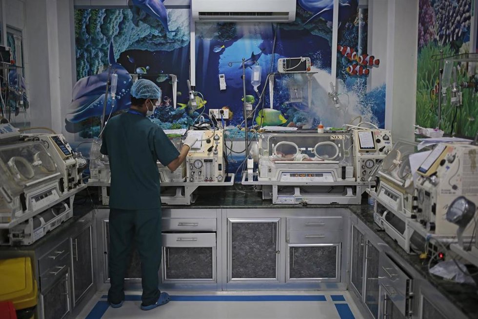 Archivo - Hospital infantil en Saná, la capital de Yemen 