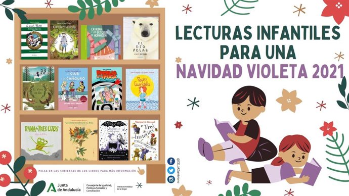 El IAM lanza 'Lecturas infantiles para una Navidad violeta', su guía de libros igualitarios