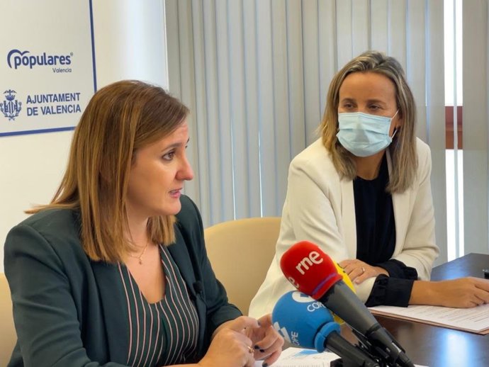 Archivo - La secretaria general del PPCV, presidenta del PP en Valncia y portavoz de la formación en el ayuntamiento de esta ciudad, María José Catalá, en una rueda de prensa.