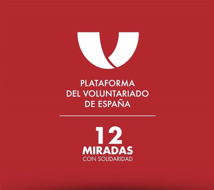 Cartel de la Plataforma del Voluntariado de España.