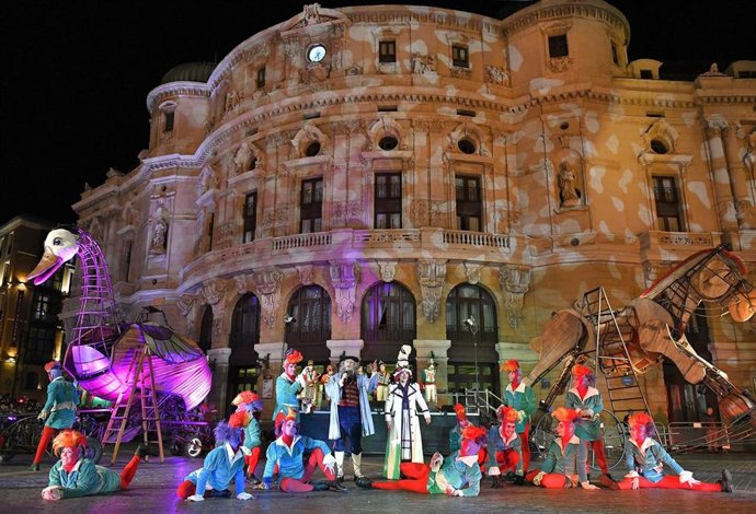 Archivo - Espectáculo del Olentzero en Bilbao