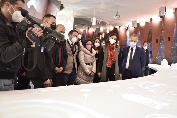 La ministra de Turismo, Reyes Maroto, este domingo en La Palma