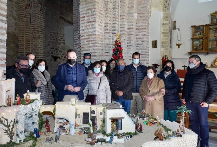 Inauguración de los belenes en Villarmentero de Esgueva.