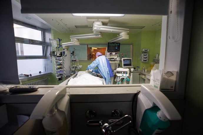 Paciente de coronavirus en el Hospital Asklepios de Gauting, en Alemania