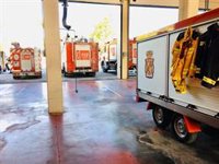 Evacuados al hospital tres afectados por inhalación de humo al arder una casa en Jaén