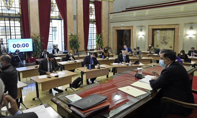 Imagen del PLeno en el Ayuntamiento de Murcia