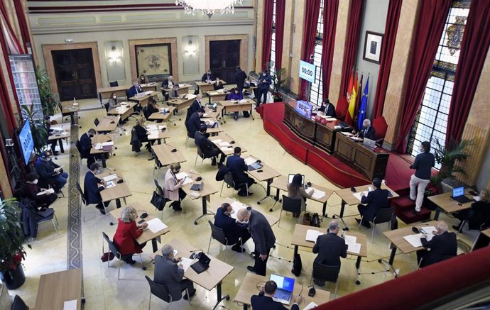 Imagen del Pleno del Ayuntamiento de Murcia