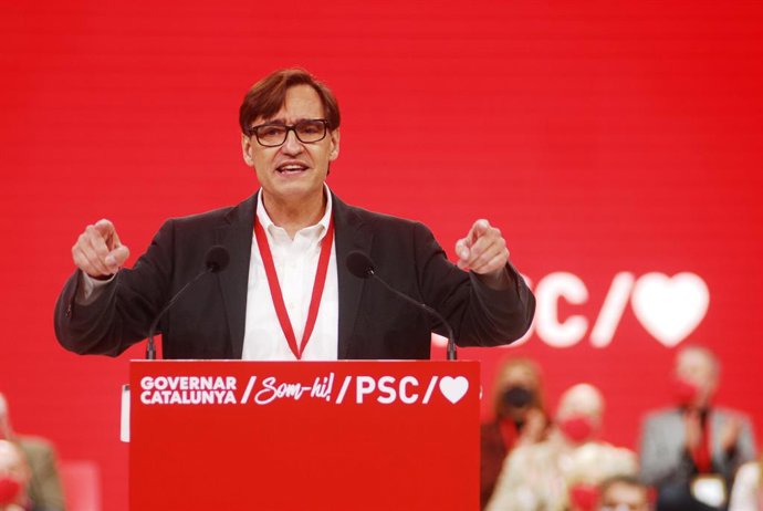 Arxiu - El primer secretari del PSC, Salvador Illa, en el Congrés Extraordinari del PSC