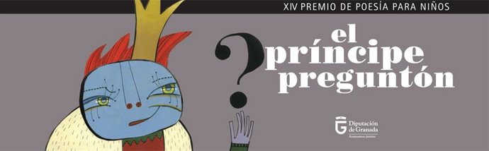 Cartel del Premio de Poesía para Niños 'El Príncipe Preguntón' de la Diputación de Granada.
