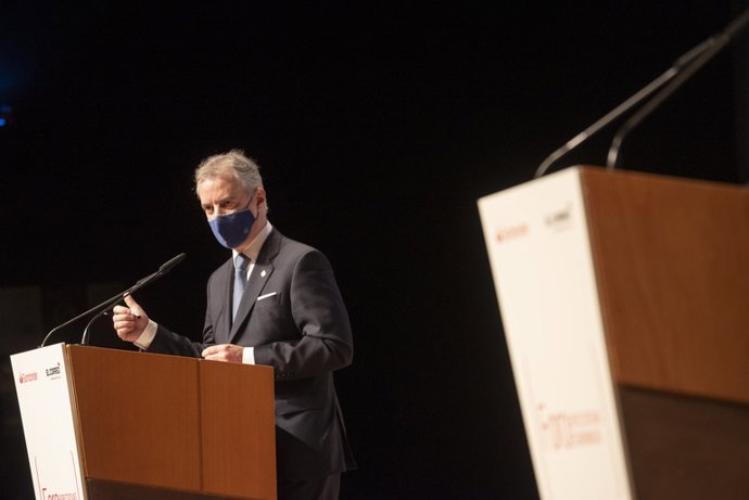 El Lehendakari, Iñigo Urkullu, en el Foro de Expectativas Económicas de El Correo, en Bilbao