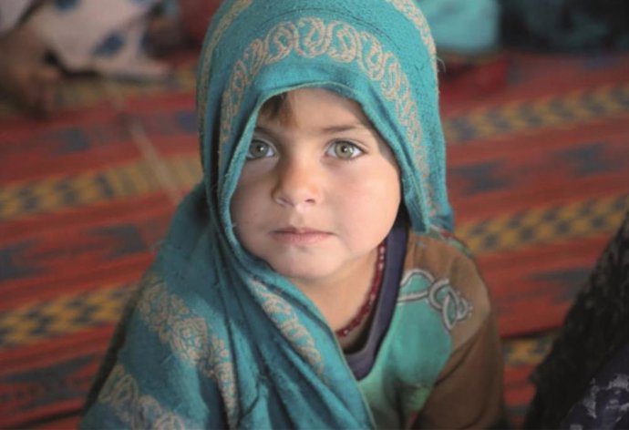 Niña afgana.