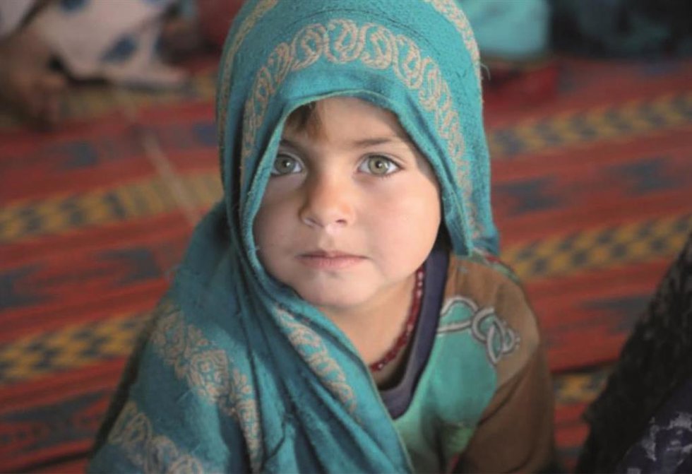 Niña afgana.