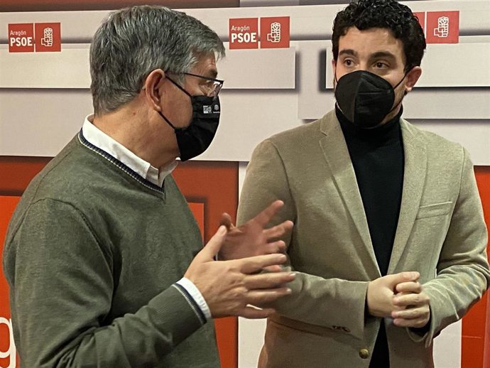 Darío Villagrasa y Vicente Guillén (PSOE).