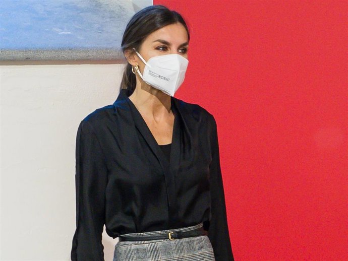 La Reina Letizia en la inauguracion de la Reunion Anual del Instituto Cervantes