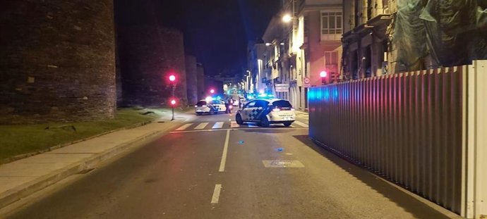 Control de la Policía Local de Lugo.